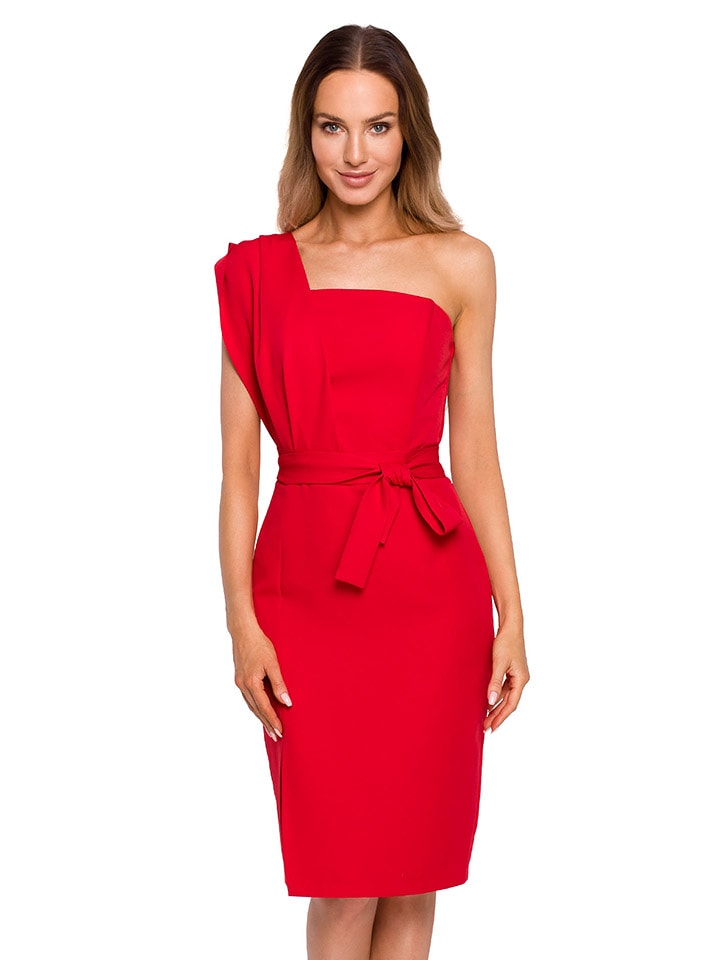 made of emotion Sukienka w kolorze czerwonym rozmiar: M