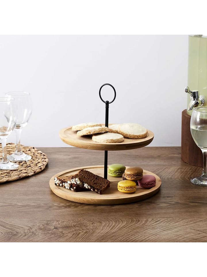 Make a Wish Etażerka w kolorze brązowym - wys. 20 cm rozmiar: onesize