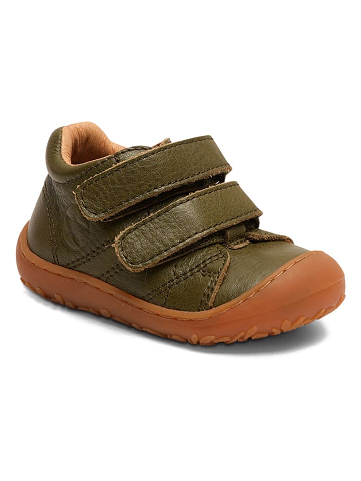 bisgaard Skórzane buty w kolorze khaki do nauki chodzenia rozmiar: 25