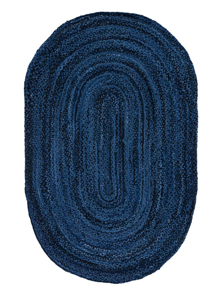 Safavieh Dywan "Braided" w kolorze granatowym rozmiar: 122x183 cm