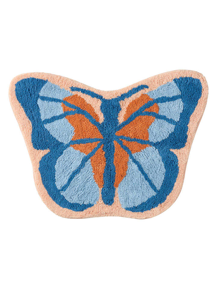 Ellos Home Dywanik łazienkowy "Becky" w kolorze niebieskim - 70 x 54 cm rozmiar: onesize