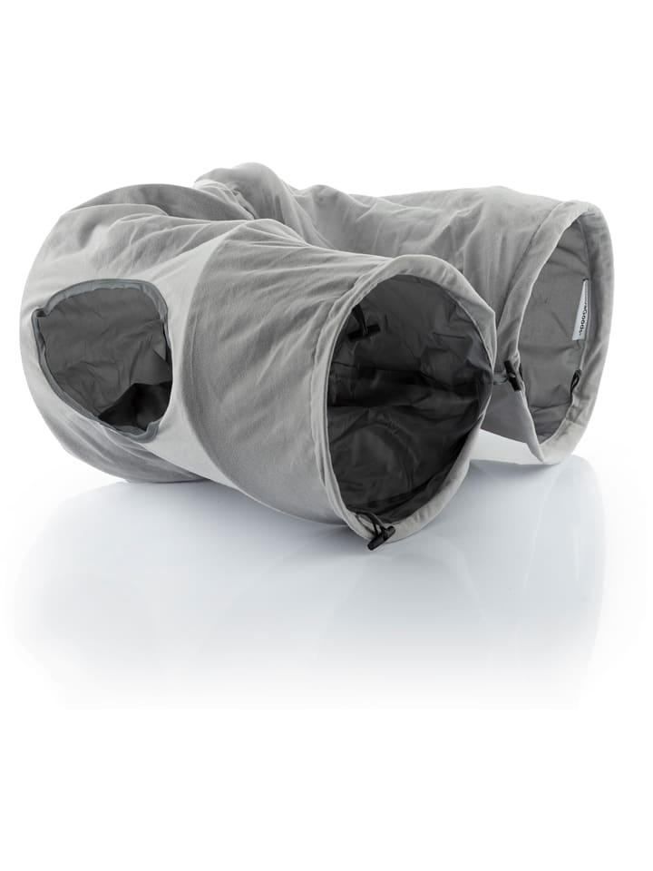 InnovaGoods Tunel w kolorze szarym dla kota - dł. 114 x Ø 25 cm rozmiar: onesize