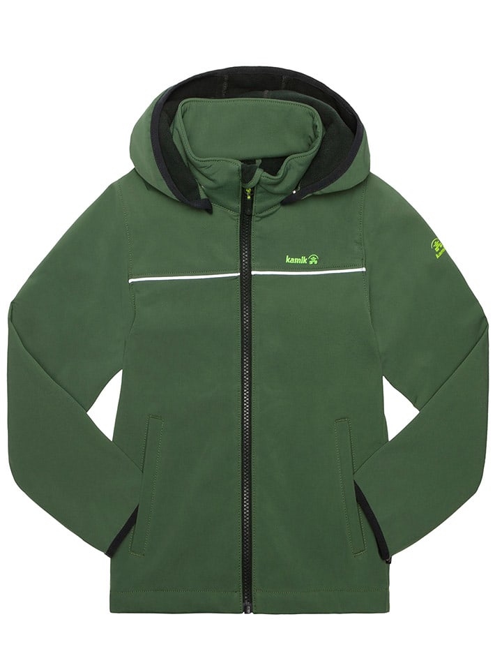 Kamik Kurtka softshellowa "Jarvis" w kolorze zielonym rozmiar: 110