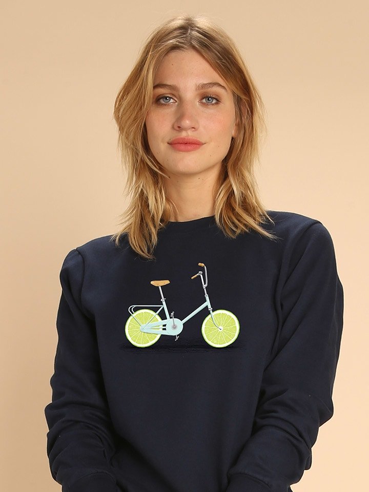 WOOOP Bluza w kolorze granatowym rozmiar: L