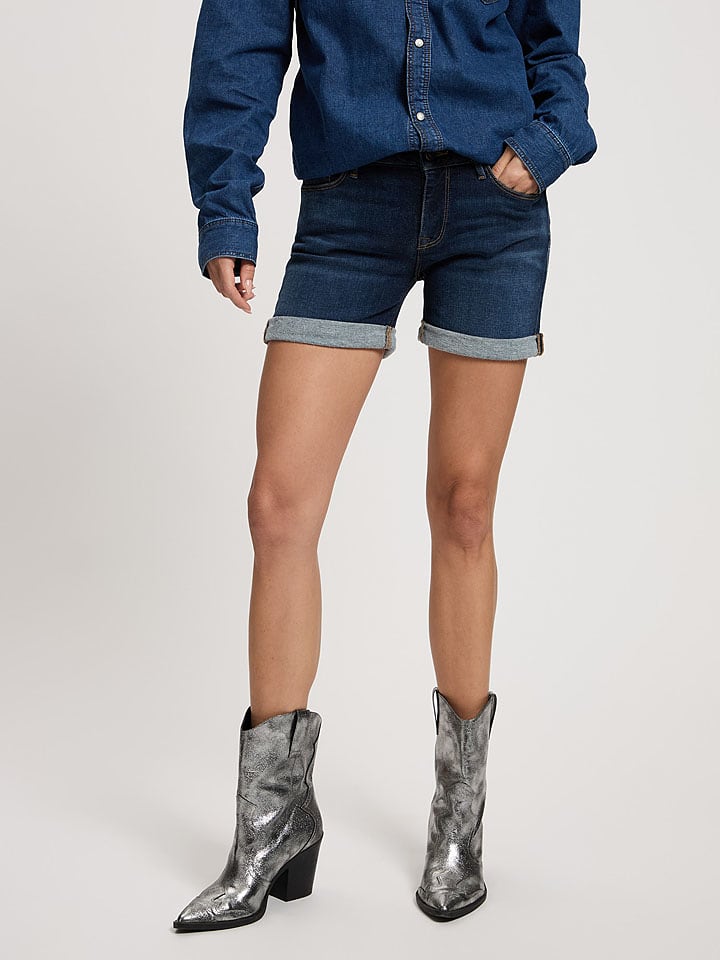 Cross Jeans Szorty dżinsowe w kolorze granatowym rozmiar: 29W