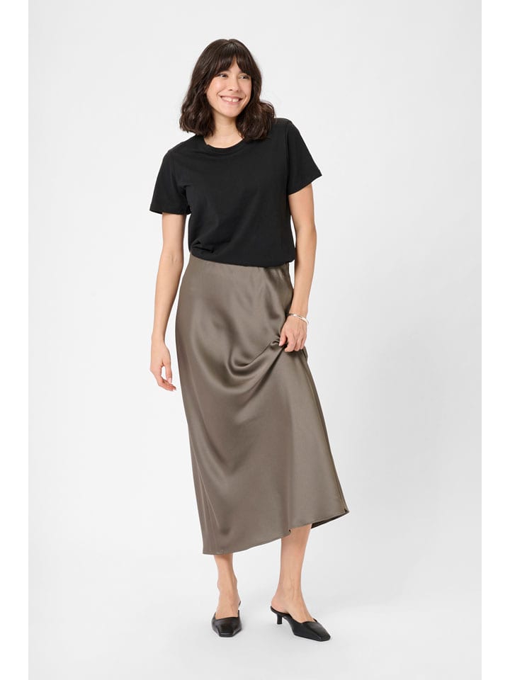 Kaffe Spódnica w kolorze szarobrązowym rozmiar: 38