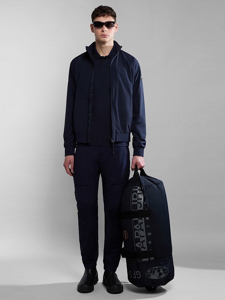 Napapijri Spodnie w kolorze granatowym rozmiar: S