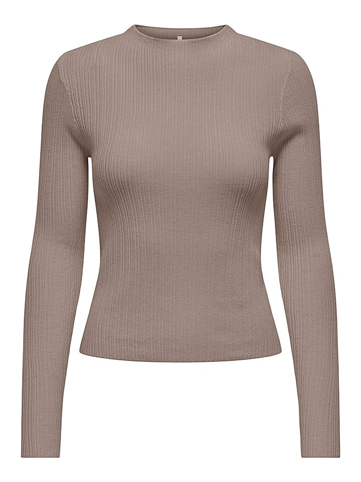 ONLY Koszulka w kolorze szarobrązowym rozmiar: M