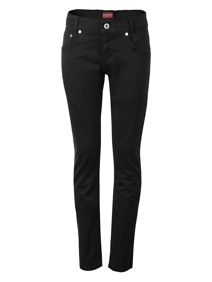 G.O.L.® FINEST COLLECTION Dżinsy - Wide fit - w kolorze czarnym rozmiar: 170