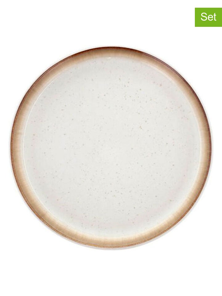 Bitz Talerzyki deserowe (6 szt.) "Gastro" w kolorze biało-kremowym - Ø 21 cm rozmiar: onesize