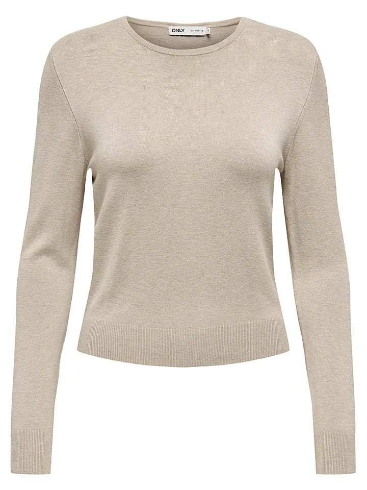 ONLY Sweter w kolorze beżowym rozmiar: XL