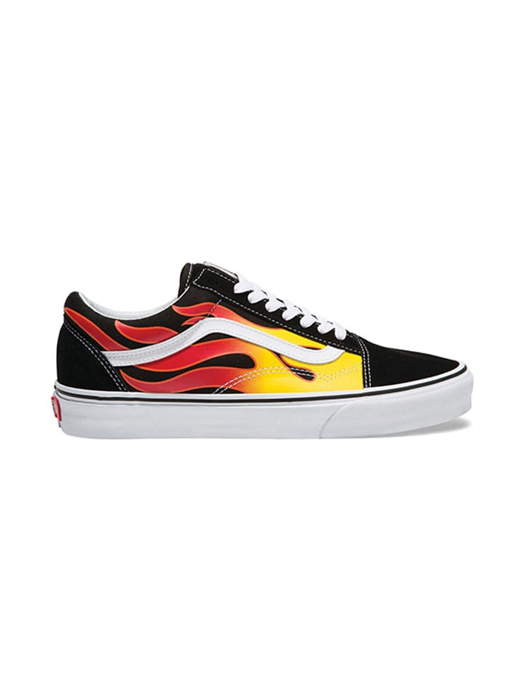 Vans Skórzane sneakersy "Old Skool" w kolorze czarno-czerwono-żółtym rozmiar: 34,5