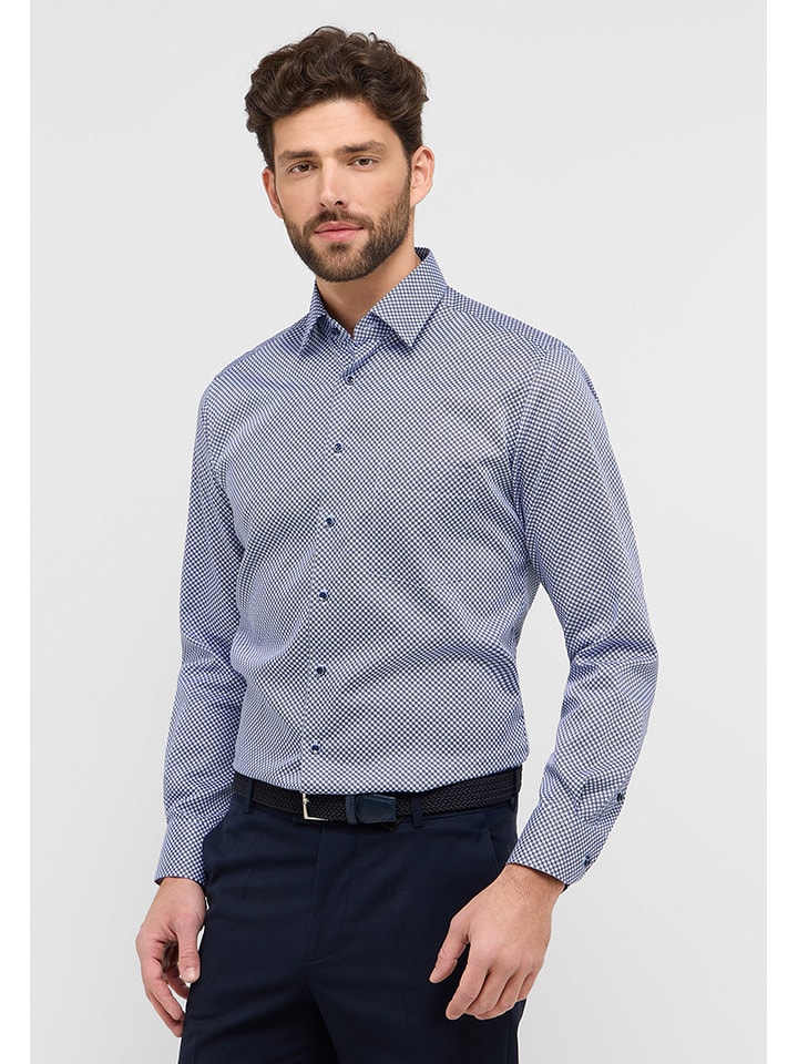 Eterna Koszula - Modern fit - w kolorze niebieskim rozmiar: 44