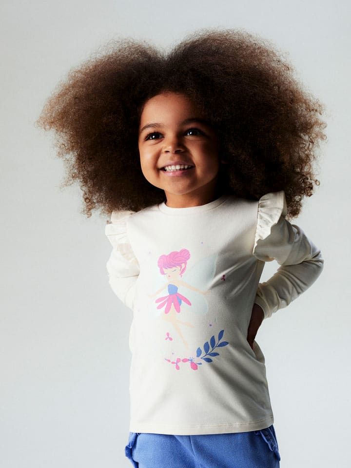 name it Koszulka "Tikka" w kolorze żółto-błękitno-różowym rozmiar: 104