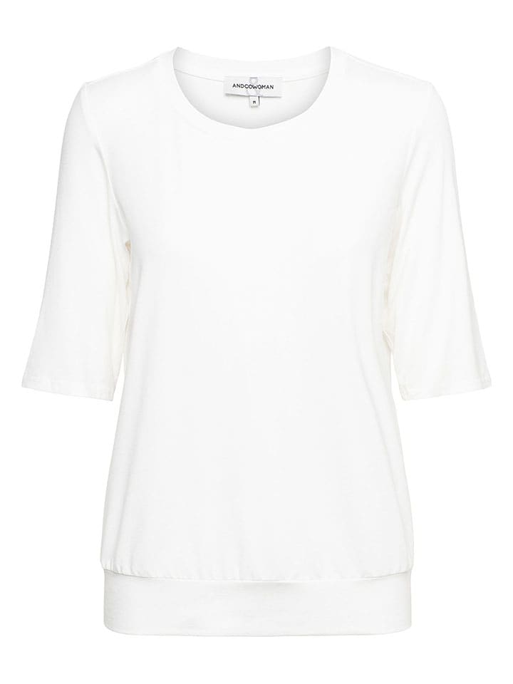 &Co Woman Koszulka "Lucille" w kolorze białym rozmiar: M