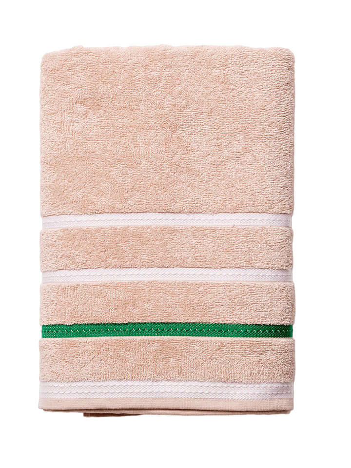 Benetton Ręcznik prysznicowy w kolorze beżowym rozmiar: 30x50 cm
