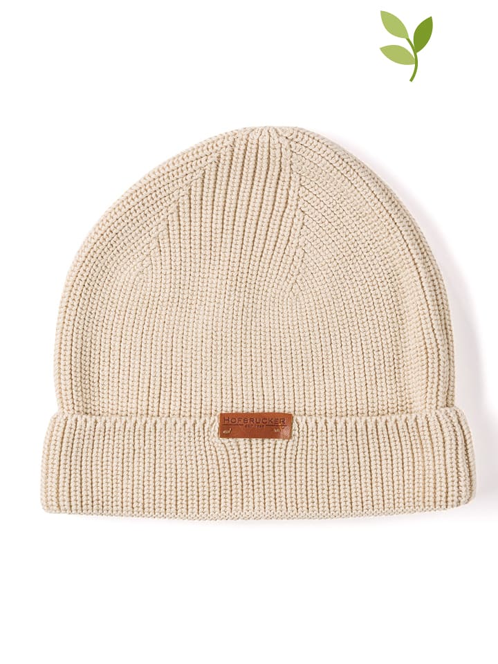 Hofbrucker Czapka beanie w kolorze beżowym rozmiar: onesize