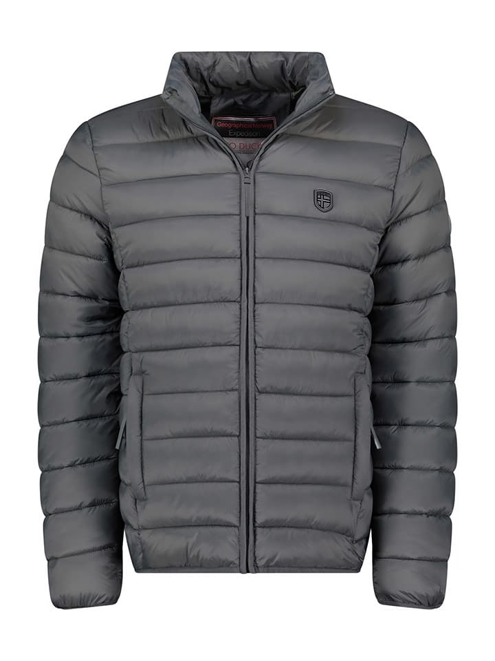Geographical Norway Kurtka pikowana "Amigotal" w kolorze szarym rozmiar: M
