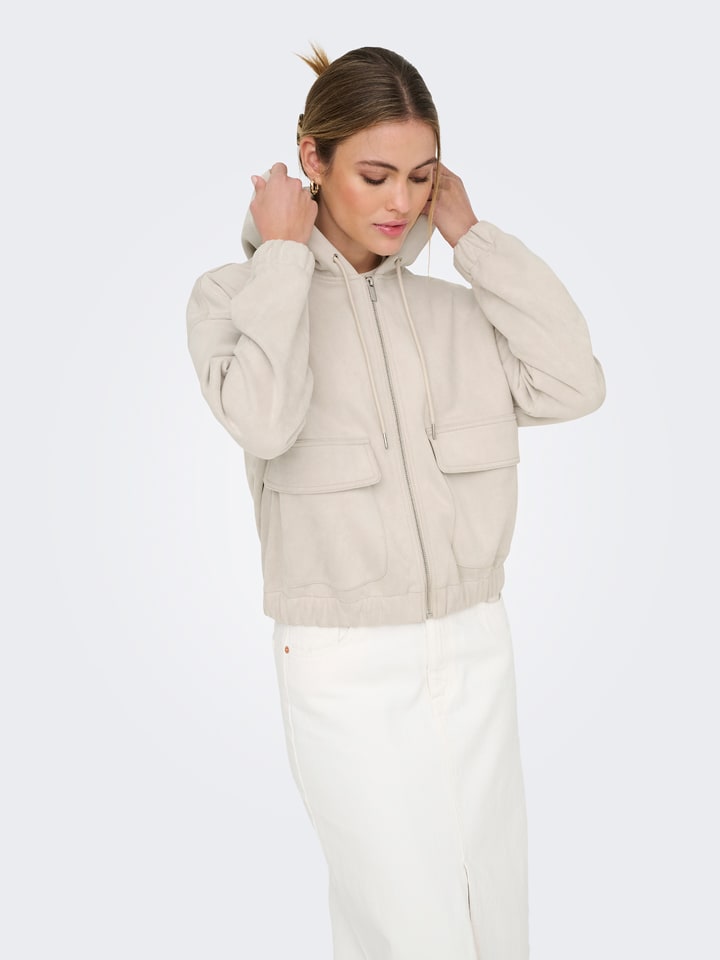 ONLY Bluza w kolorze kremowym rozmiar: XL