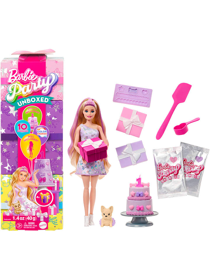 Barbie Lalka "Barbie Party" z akcesoriami - 3+ rozmiar: onesize