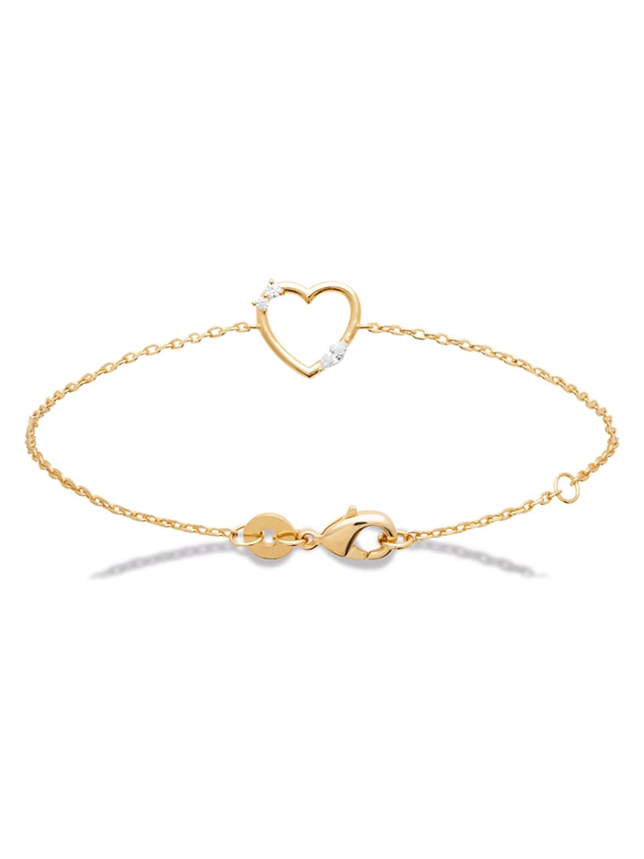 L'Atélier Précieux Pozłacana bransoletka z elementami ozdobnymi rozmiar: onesize