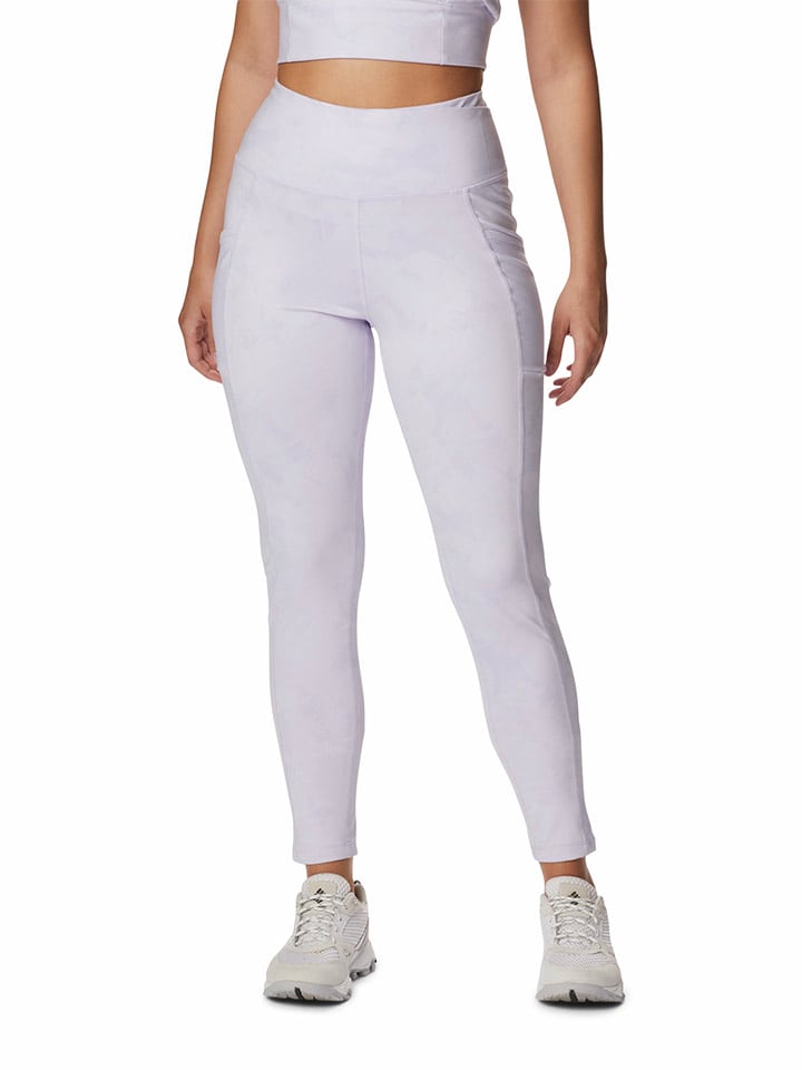 Columbia Legginsy sportowe "Windgates™" w kolorze fioletowym rozmiar: L