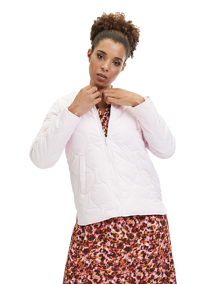 CARTOON Kurtka pikowana w kolorze jasnoróżowym rozmiar: 36