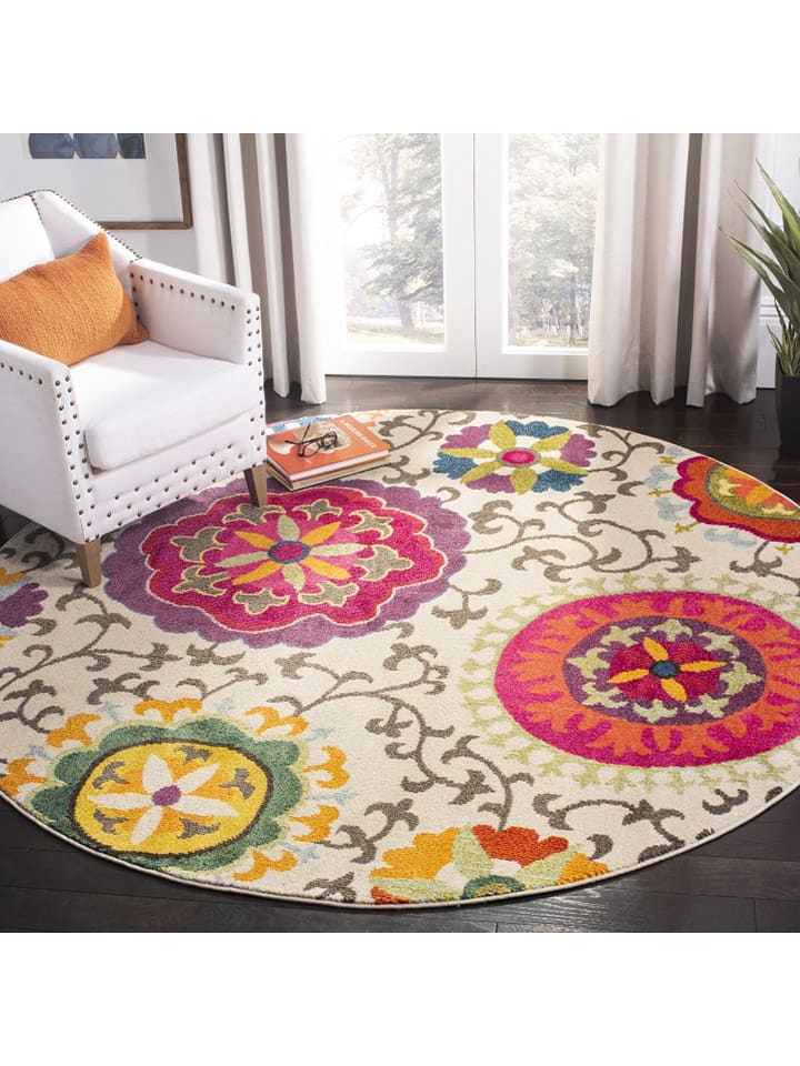 Safavieh Dywan w kolorze kremowym ze wzorem rozmiar: 201x201 cm