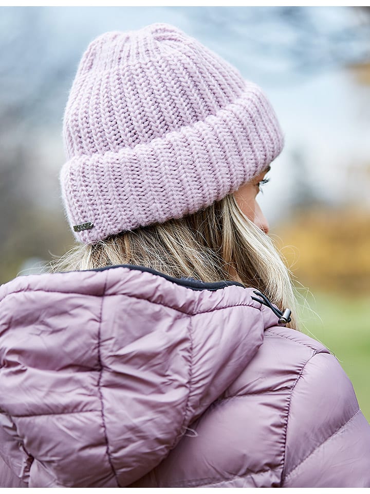 CAPO-authentic headwear Czapka w kolorze jasnoróżowym rozmiar: onesize