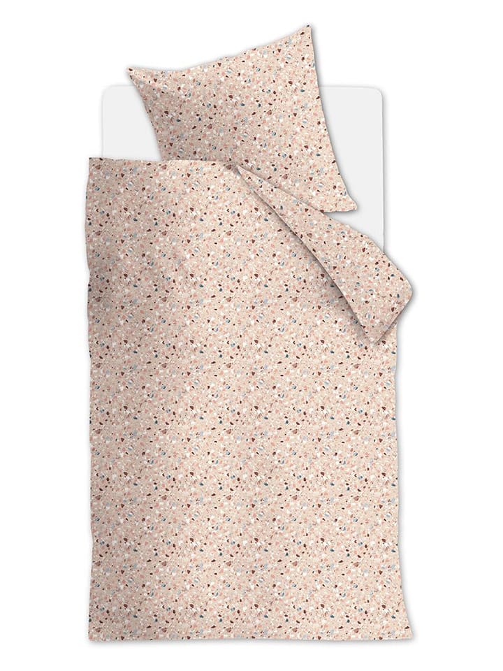 Ambiante Komplet pościeli "Juna" w kolorze jasnoróżowym rozmiar: 135x200 cm