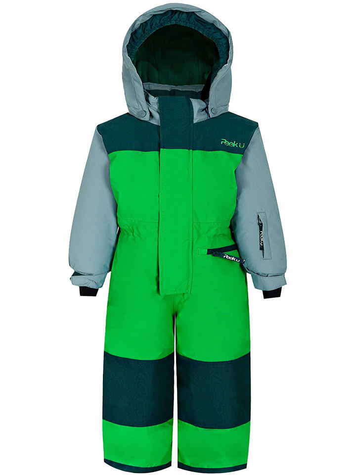 Peek U Kombinezon zimowy "Huxley" w kolorze zielono-szarym rozmiar: 110