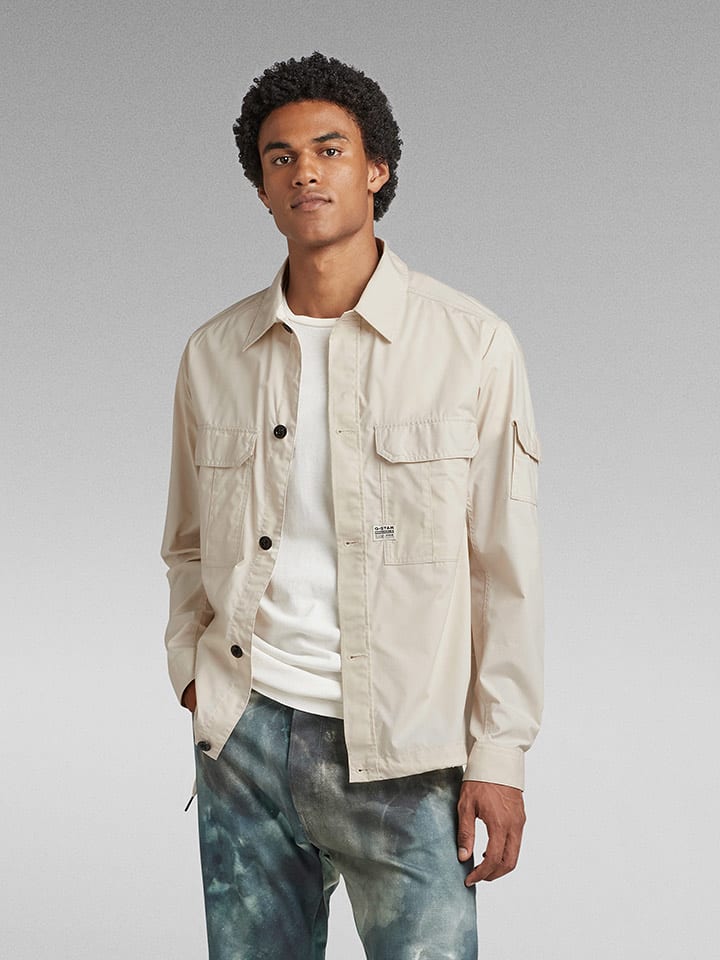 G-Star Koszula w kolorze kremowym rozmiar: S