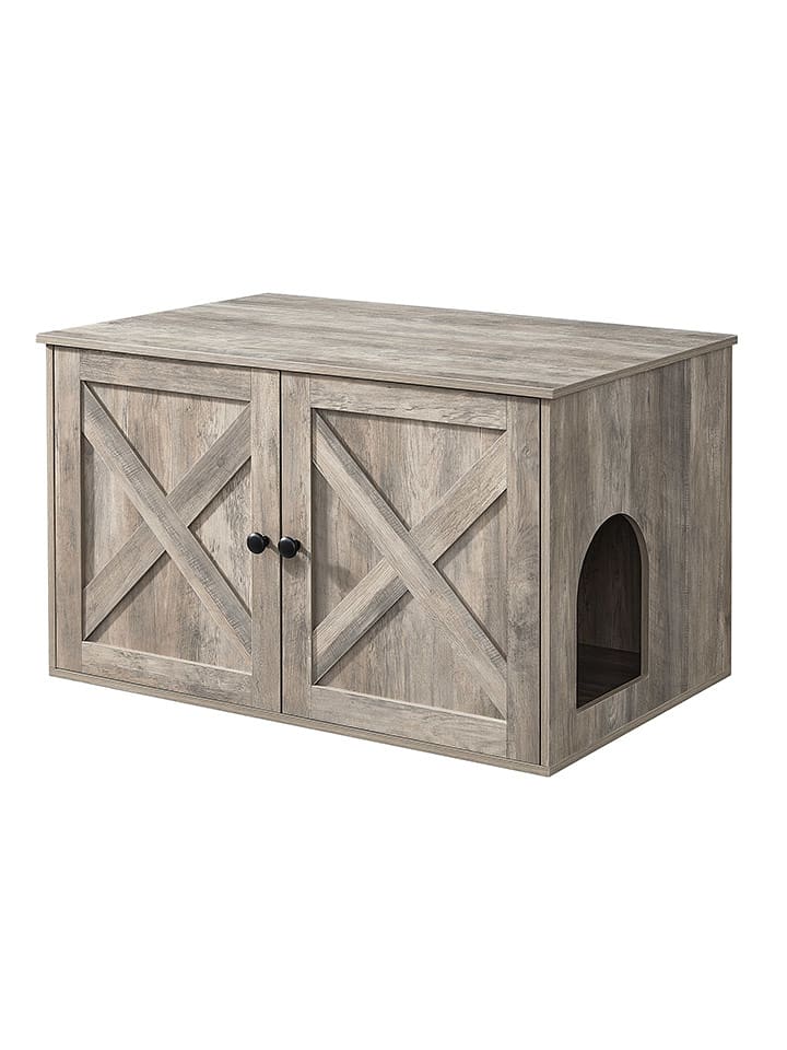 SONGMICS Kuweta w kolorze szarym dla kota - 50 x 50 x 53 cm rozmiar: onesize