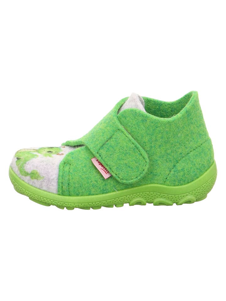 superfit Kapcie "Happy Octi" w kolorze zielonym rozmiar: 22