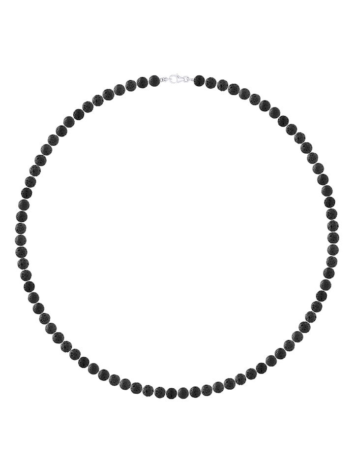 Pearline Srebrny naszyjnik z aglomeratem - dł. 50 cm rozmiar: onesize