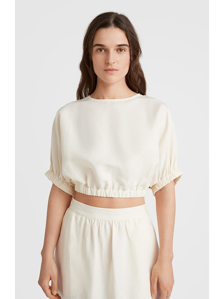 O'Neill Koszulka "Tidda" w kolorze kremowym rozmiar: XL