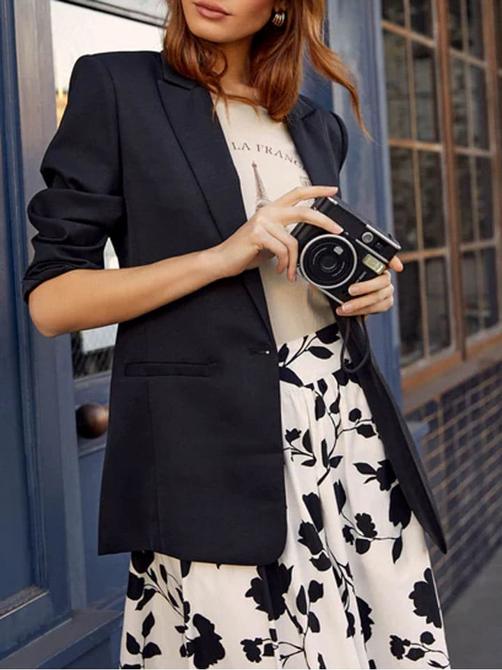 Milan Kiss Blezer w kolorze czarnym rozmiar: S