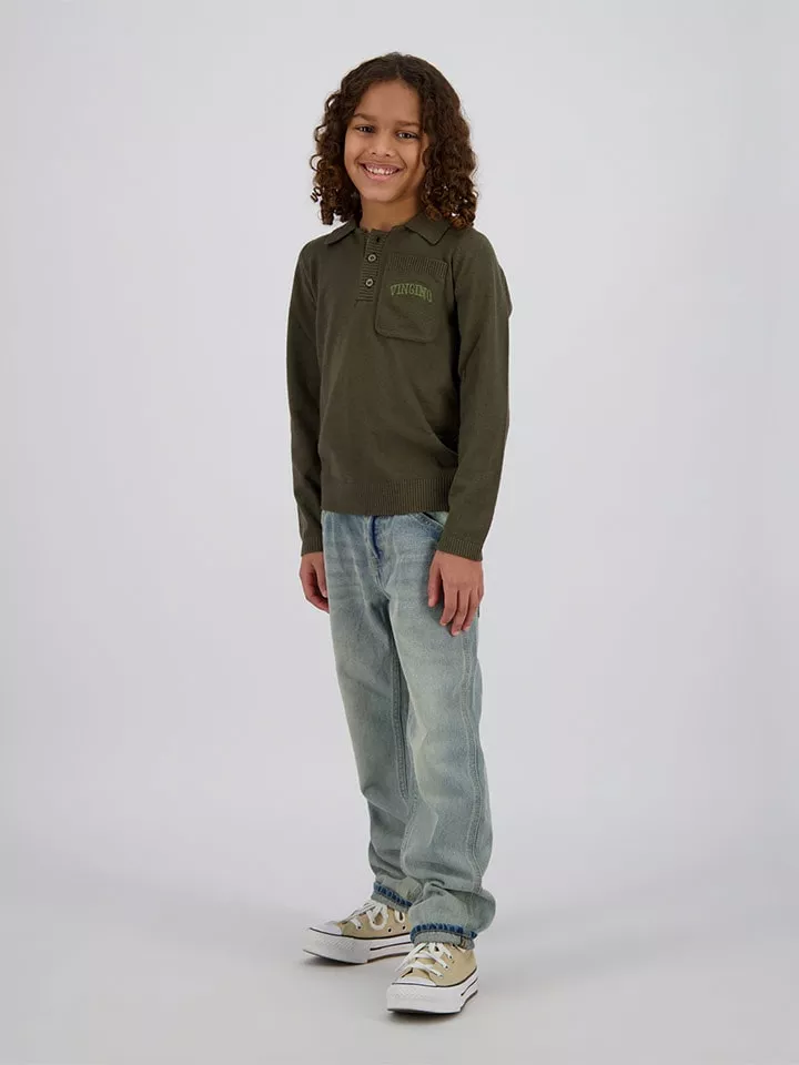 Vingino Dżinsy "Peppe" - Regular fit - w kolorze błękitnym rozmiar: 128