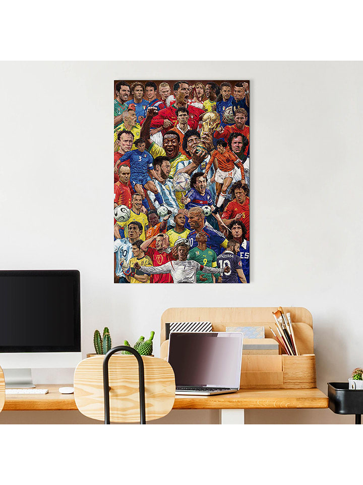 Orangewallz Druk artystyczny "Legendary Footballers" rozmiar: 60x90 cm