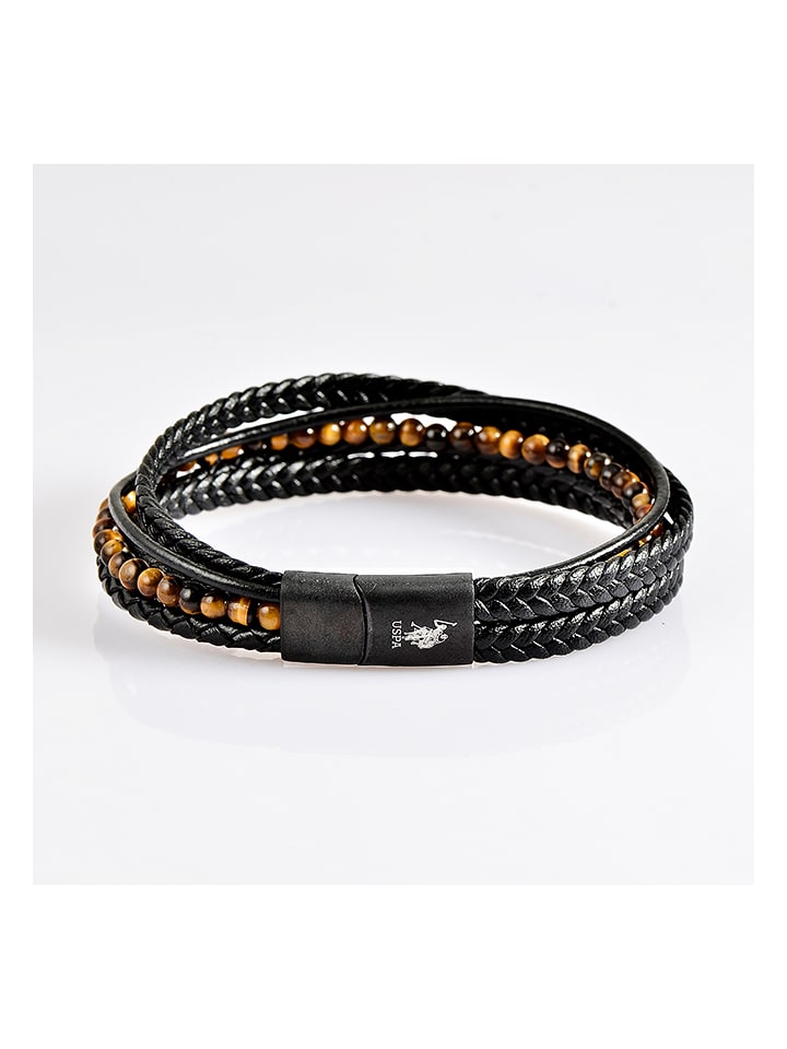 U.S. Polo Assn. Skórzana bransoletka rozmiar: onesize