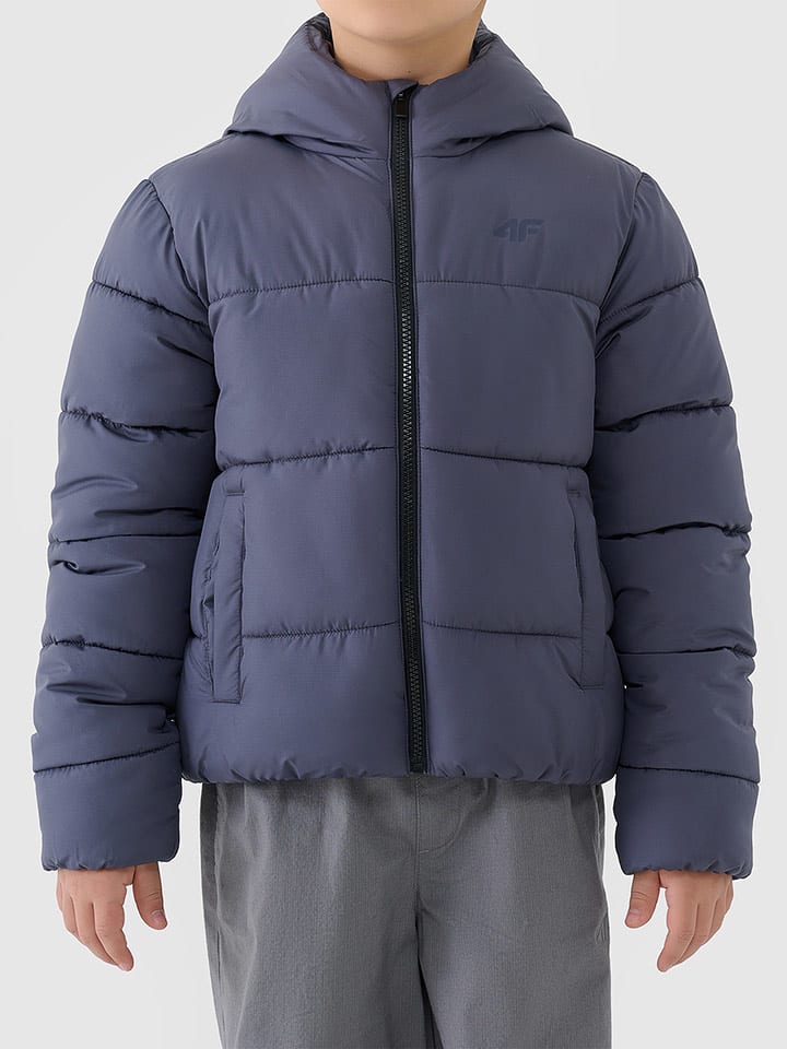 4F Kurtka pikowana w kolorze niebieskim rozmiar: 122