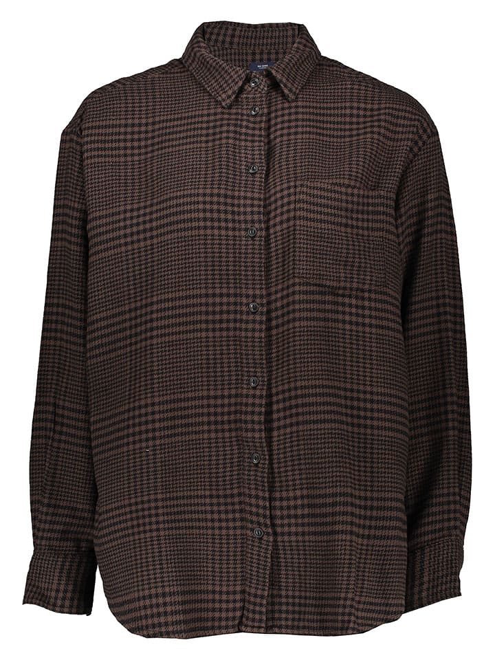 GAP Koszula w kolorze brązowo-czarnym rozmiar: M