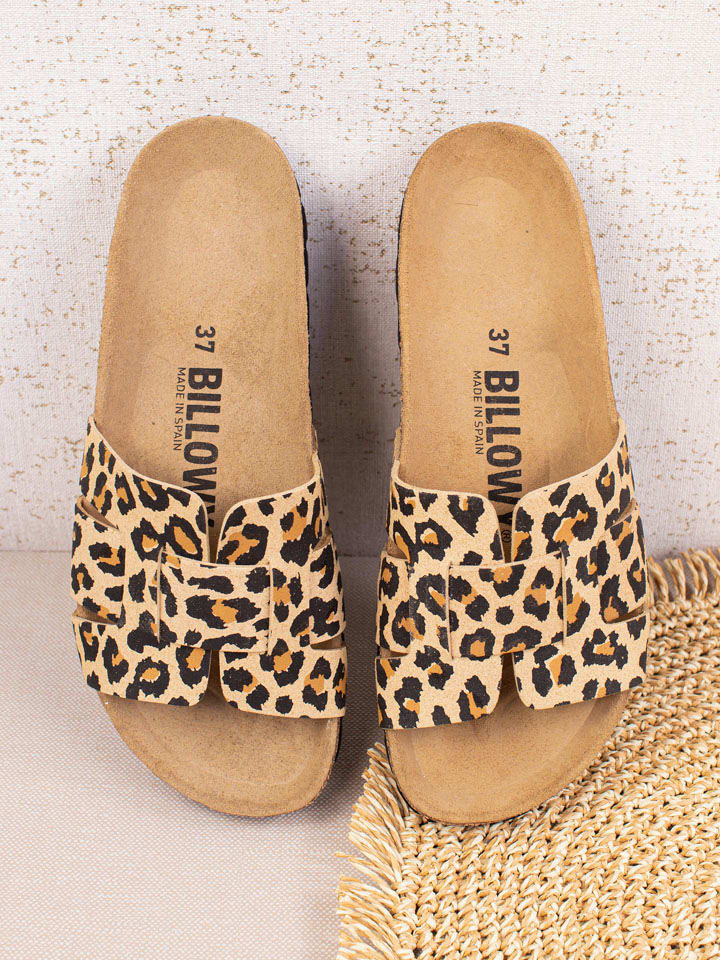 billowy Klapki w kolorze brązowo-beżowym rozmiar: 38