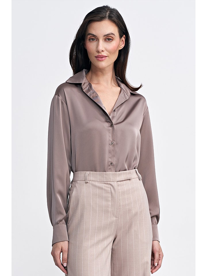 Nife Bluzka w kolorze beżowym rozmiar: 42