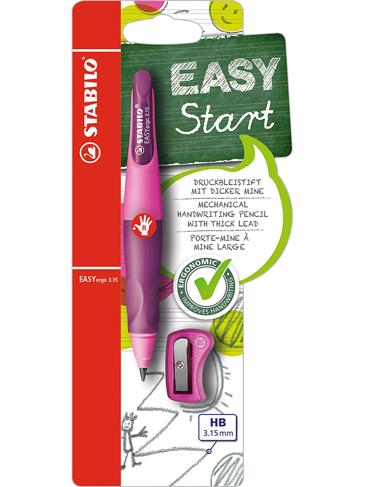 STABILO Ołówek automatyczny "EASYergo" w kolorze jasnoróżowo-fioletowym rozmiar: onesize