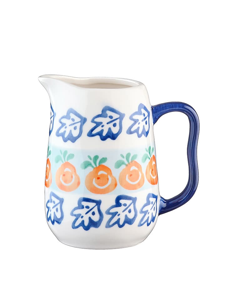 Björn Dzbanek "Napoli" w kolorze biało-niebiesko-pomarańczowym na mleko - 300 ml rozmiar: onesize