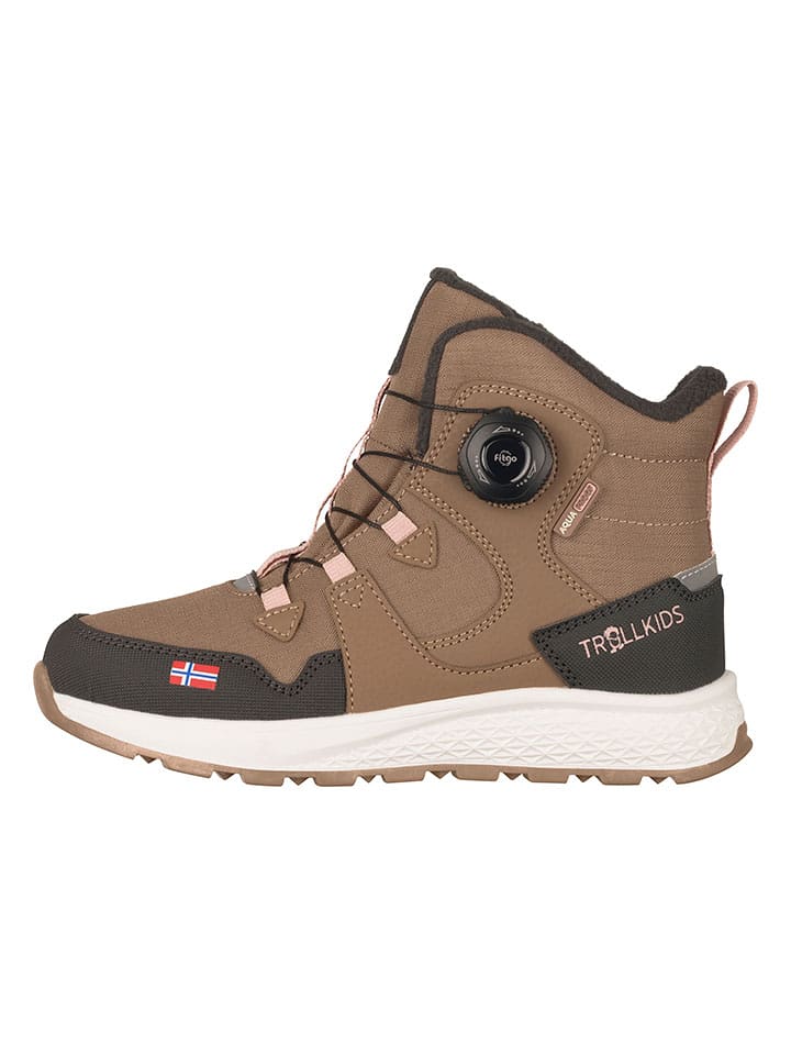 Trollkids Botki zimowe "Bergen" w kolorze jasnobrązowym rozmiar: 34
