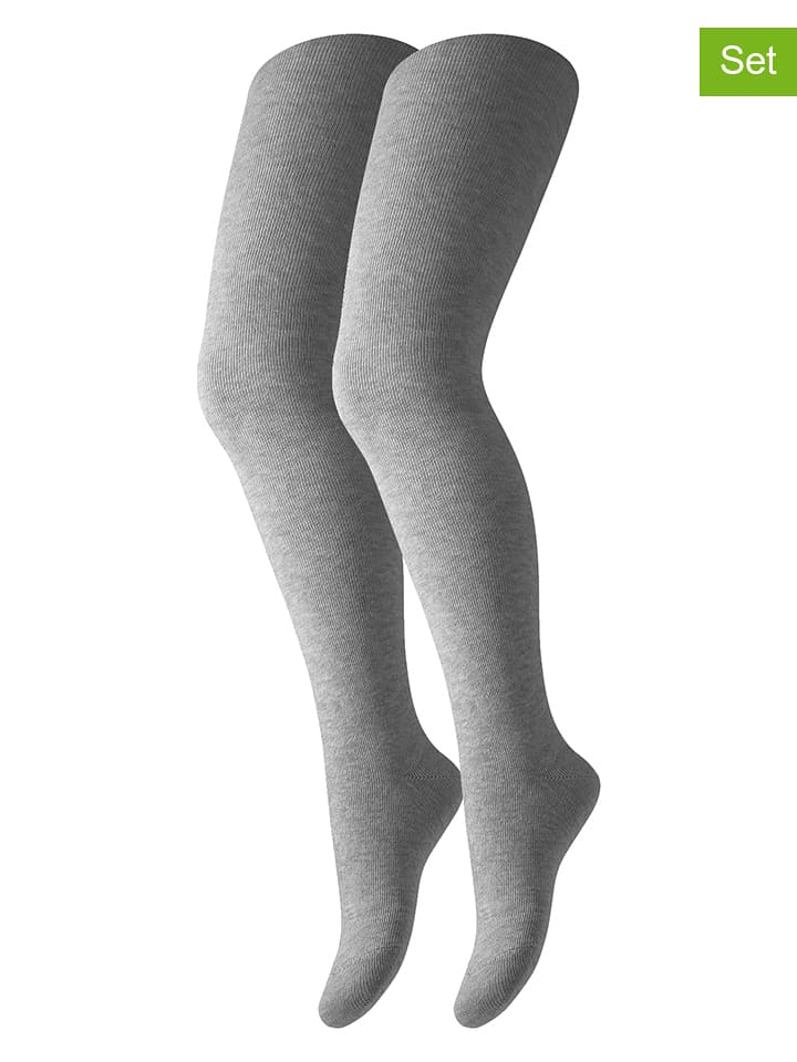 s.Oliver Rajstopy (2 pary) w kolorze szarym rozmiar: 110/116