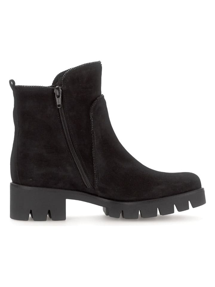 Gabor Skórzane botki w kolorze czarnym rozmiar: 38