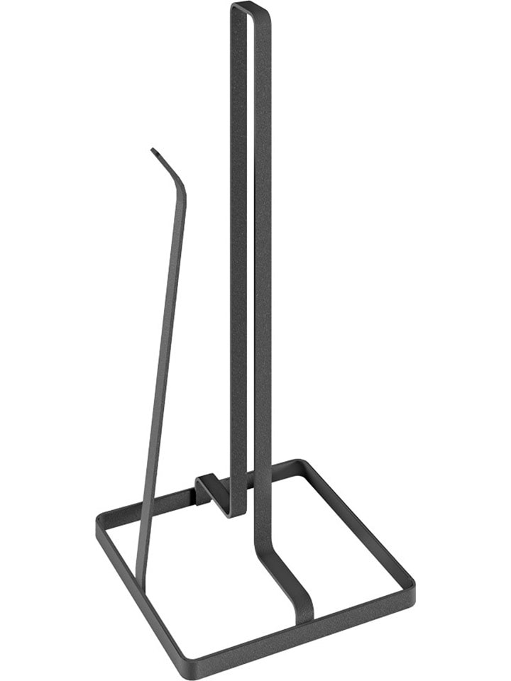 metaltex Uchwyt "Lava" w kolorze czarnym na ręcznik papierowy - 14 x 32 x 14 cm rozmiar: onesize